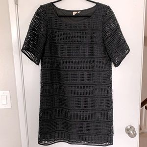 Gap Black Crochet Type Dress EUC